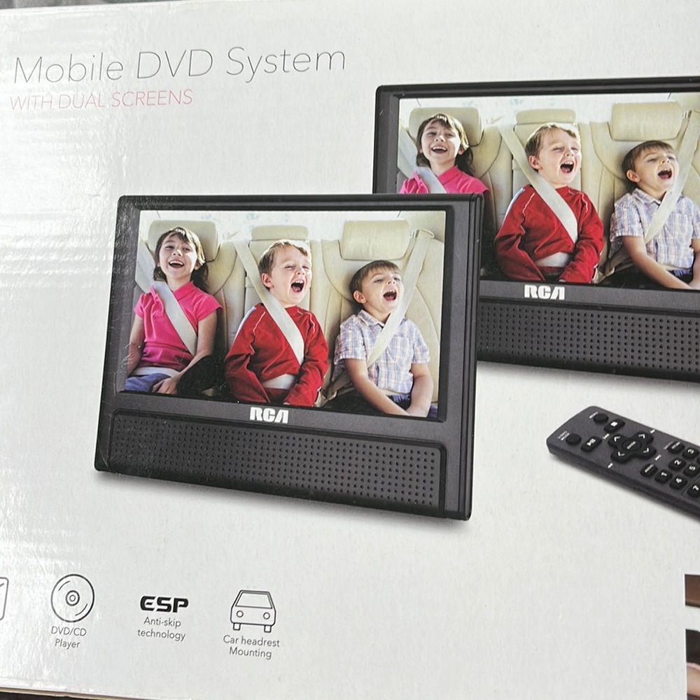 RCA DVD System, dual screens